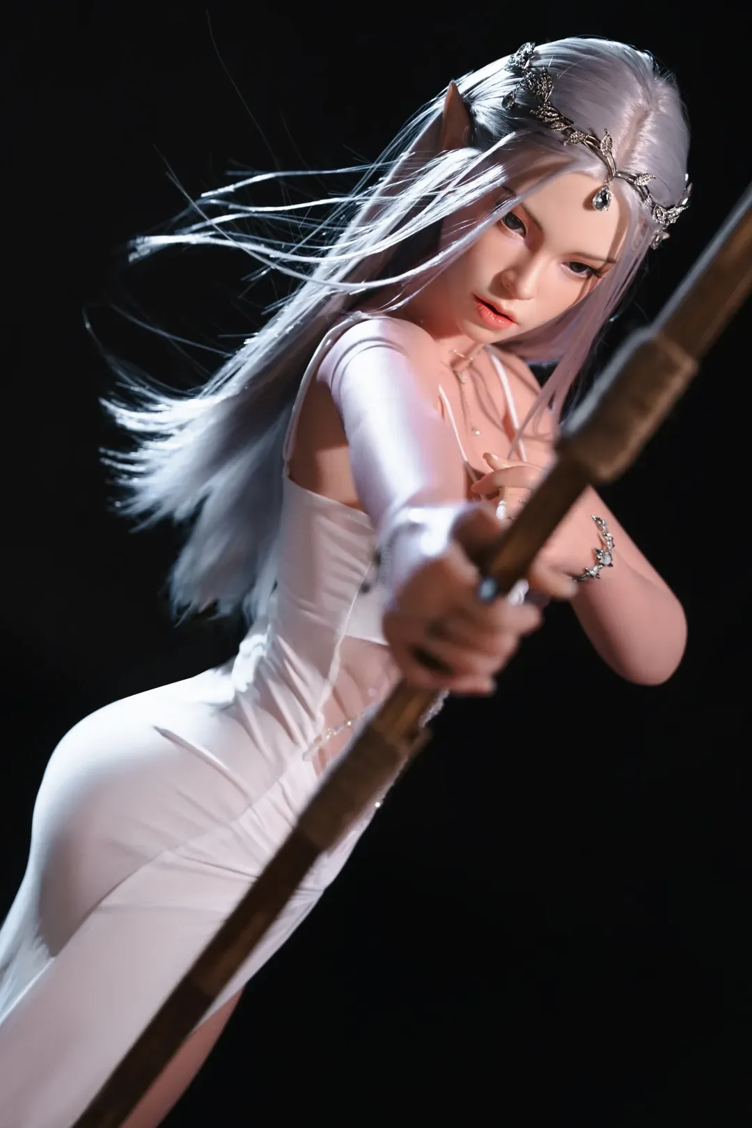 Top Fire | Angela - Ultra Light 5ft5/165cm D-cup elf Movable Jaw ROS Silicone Sex Doll view 4