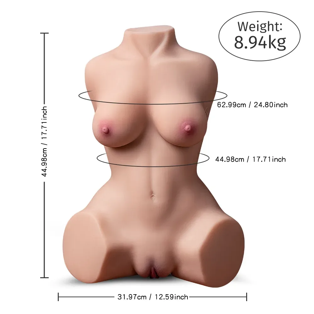 XISE | Delia -45cm/17.1in TPE  Sucking Torso Sex Doll  (In Stock US) view 5