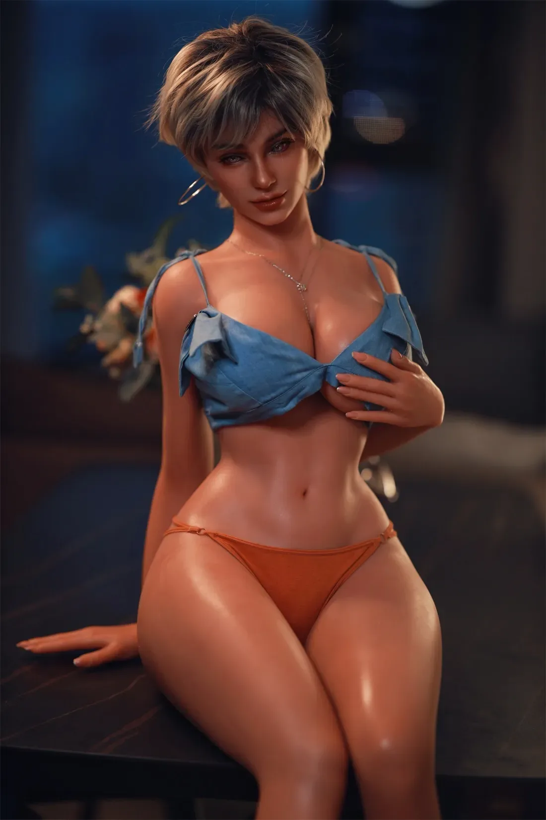 JY | Amira-5ft 2/157cm Big Breasts Asia Silicone Sex Doll view 7