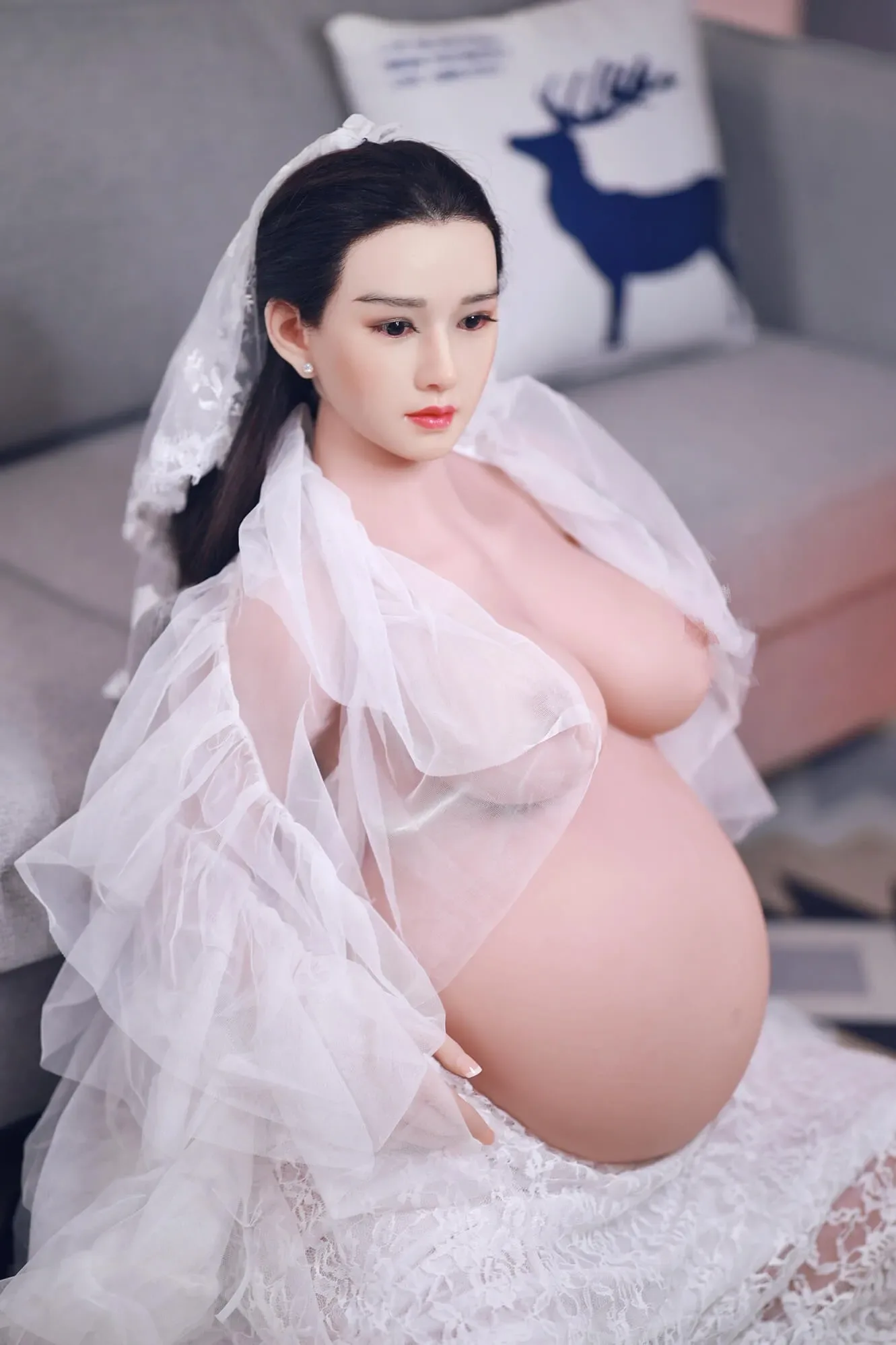 JY | Farre-5ft 3/160cm Big Breasts Pregnant Sex Doll view 8