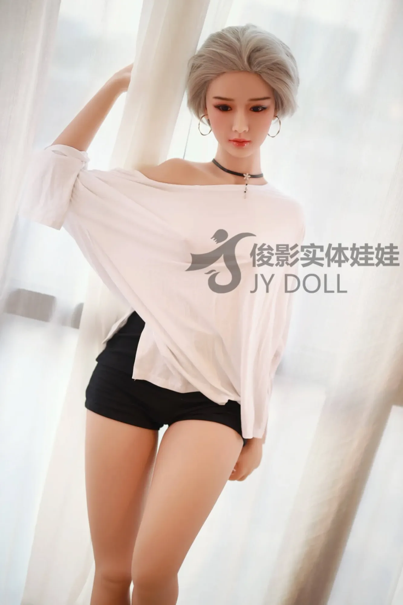 JY | Kiki-5ft 2/157cm Small Breasts Silicone Head Sex Doll