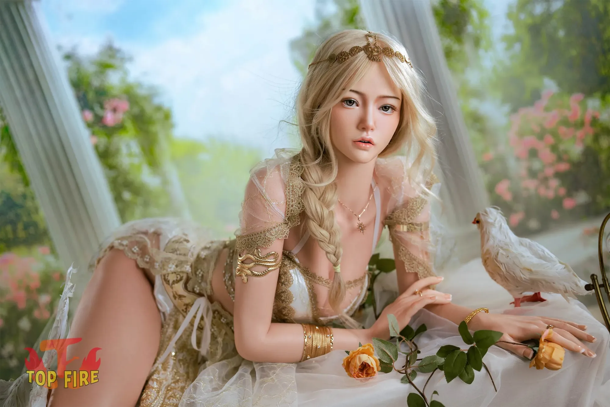 Top Fire | Victoria - 5ft 5/164cm Forest Fantasy Princess ROS Silicone Sex Doll view 6