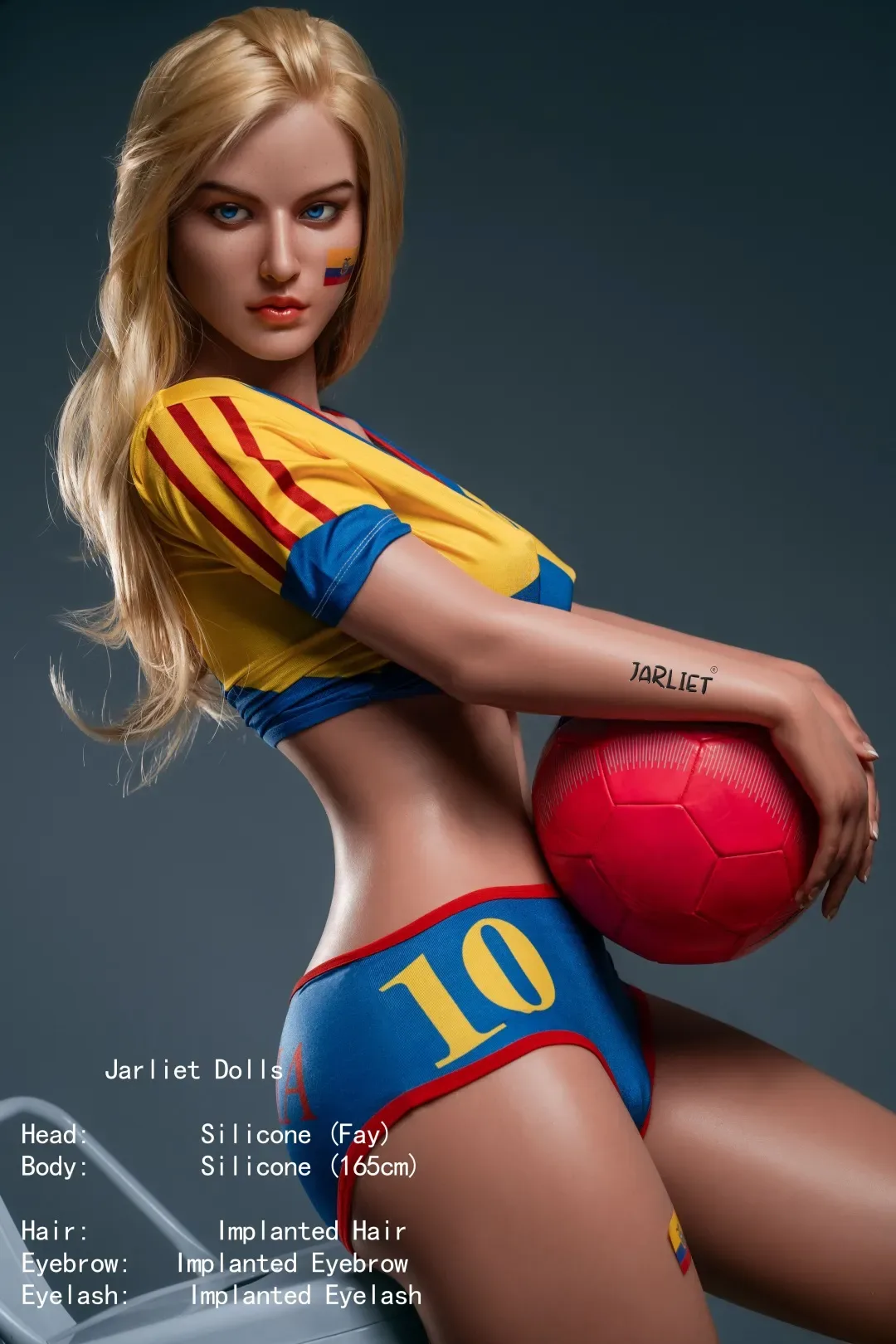 Jarliet | Fay -5ft 4/165cm Football Babes Full Silicone Sex Doll view 4