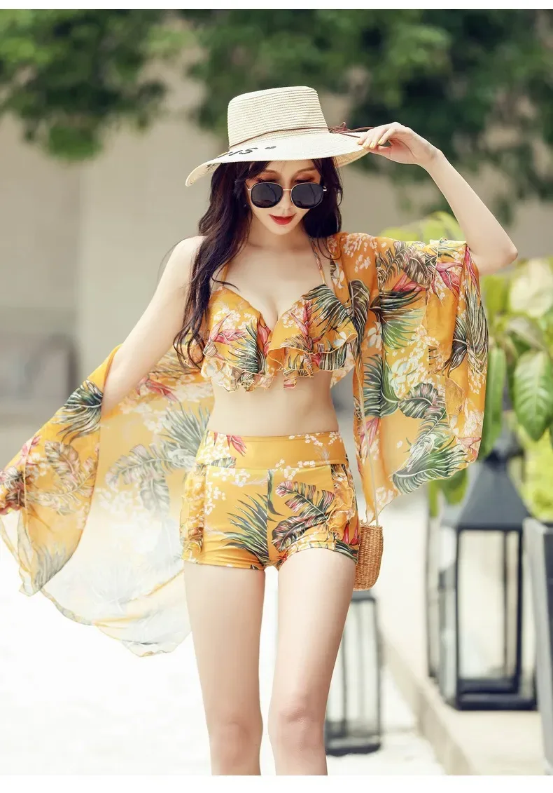 Beach Swimwear Bikini (Three-Piece Set) view 2