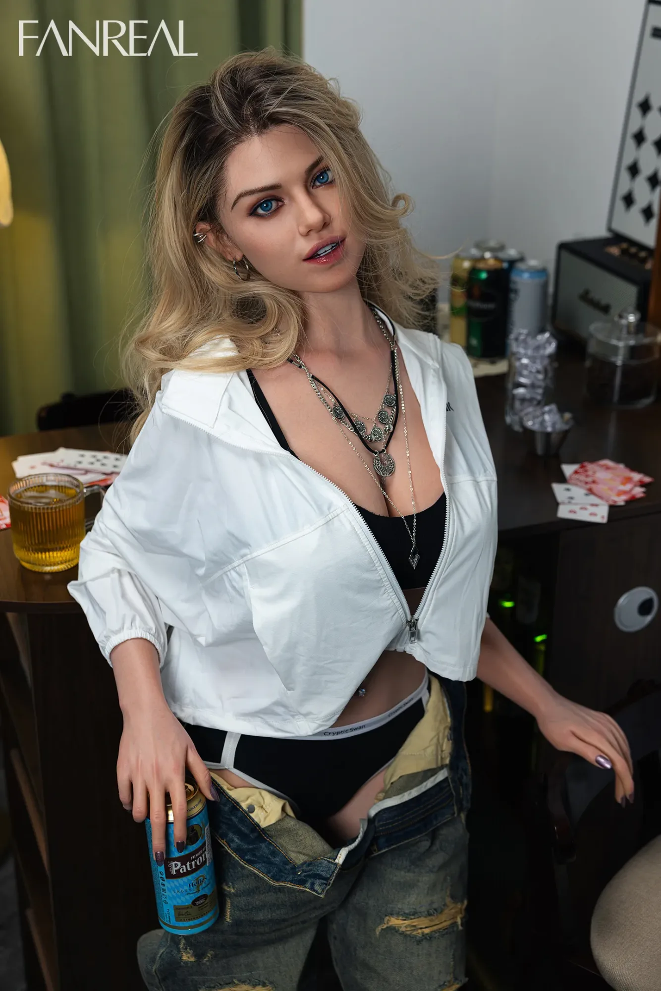 FanReal | Maria - 168cm/5ft 6 F-Cup ROS Realistic Silicone Sex Doll(In Stock EU) view 7