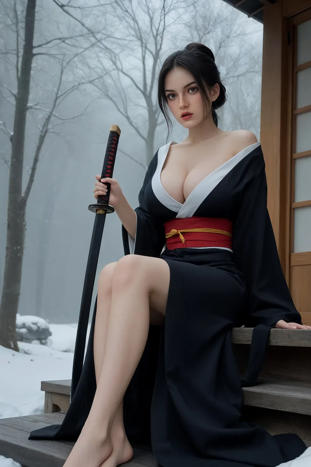 SY Doll丨Gilbert- 5ft 5/164cm Samurai Cosplay Silicone Head Sex Doll view 3