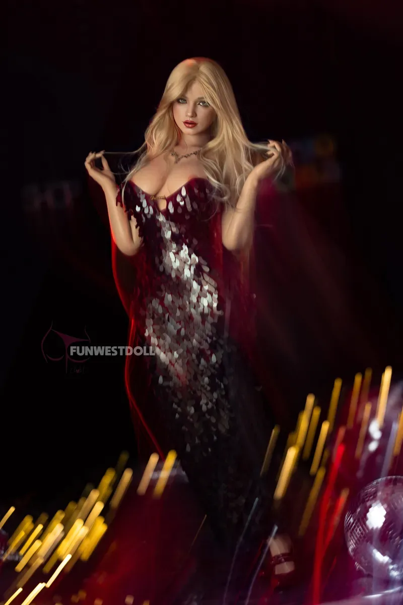 Funwest | Lyra - 157cm (5ft2) G-Cup Blonde Realistic Silicone Sex Doll view 6