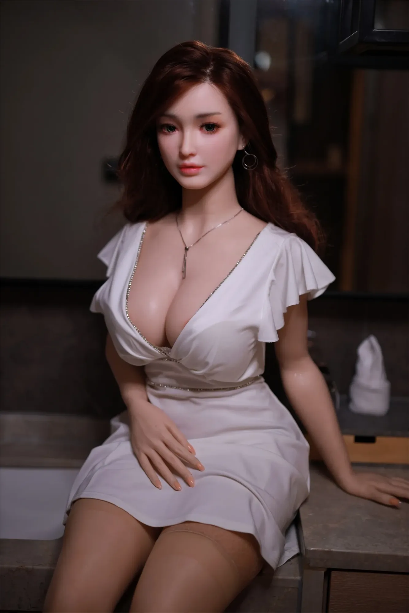 JY | Ellie - 5ft 4/163cm Silicone Big Breasts Sex Doll view 4