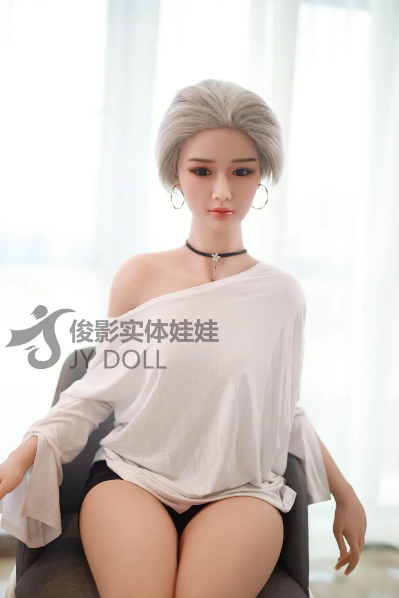 JY | Kiki-5ft 2/157cm Small Breasts Silicone Head Sex Doll view 2