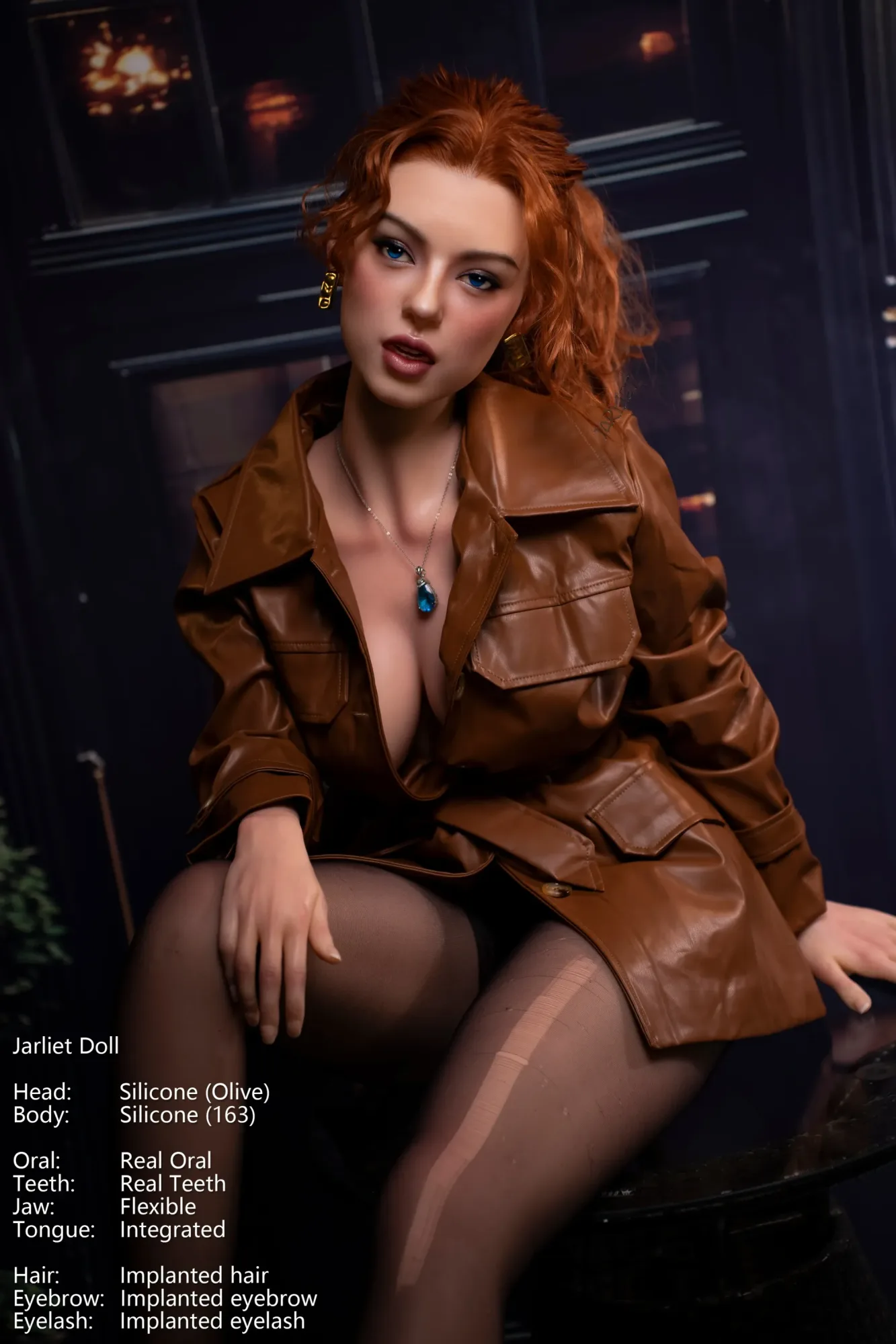 Jarliet | Olive - 5ft 3/163cm Realistic ROS Head Full Silicone Sex Doll view 5