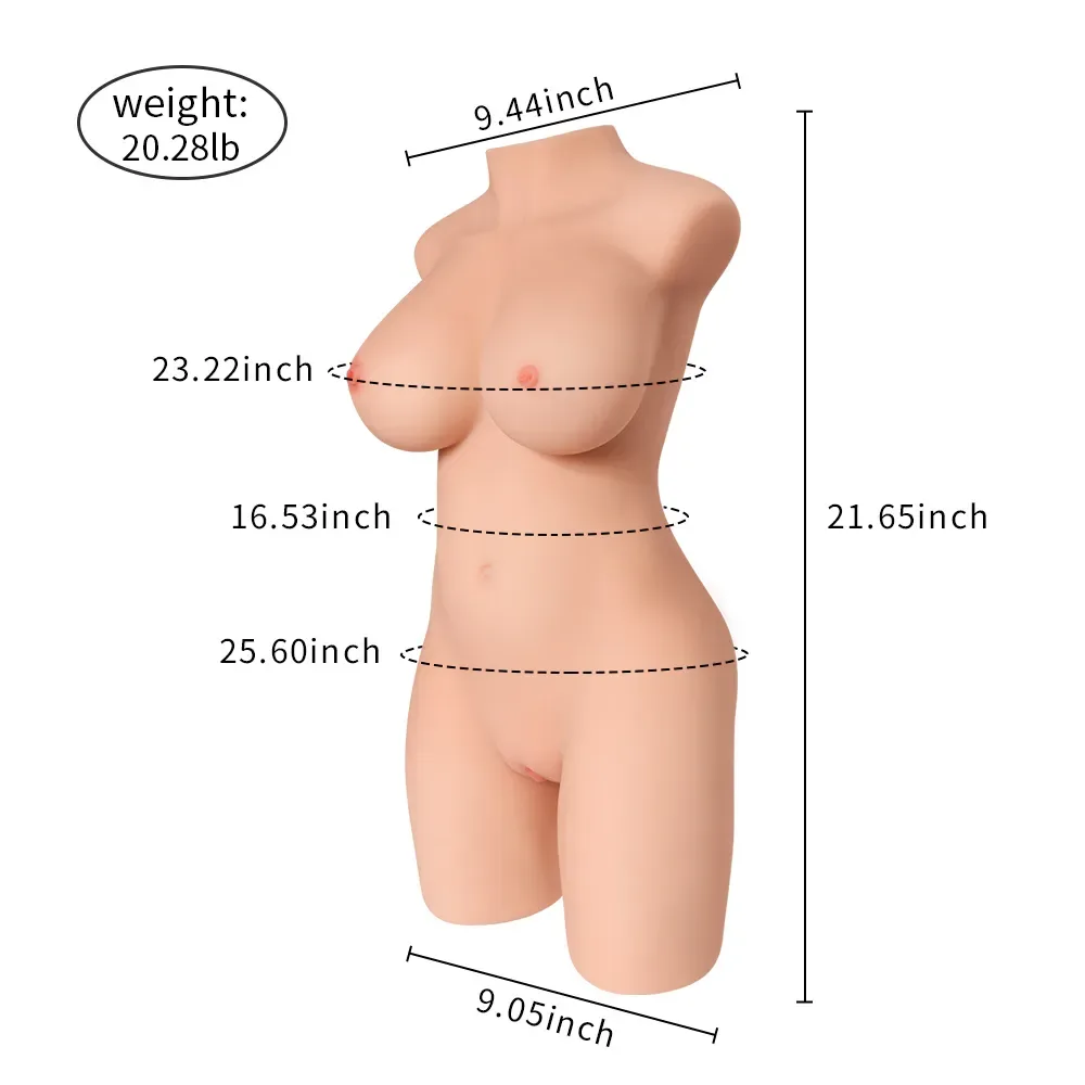 Maia - 55cm/21.65in  Torso Sex Doll (In Stock US) view 4