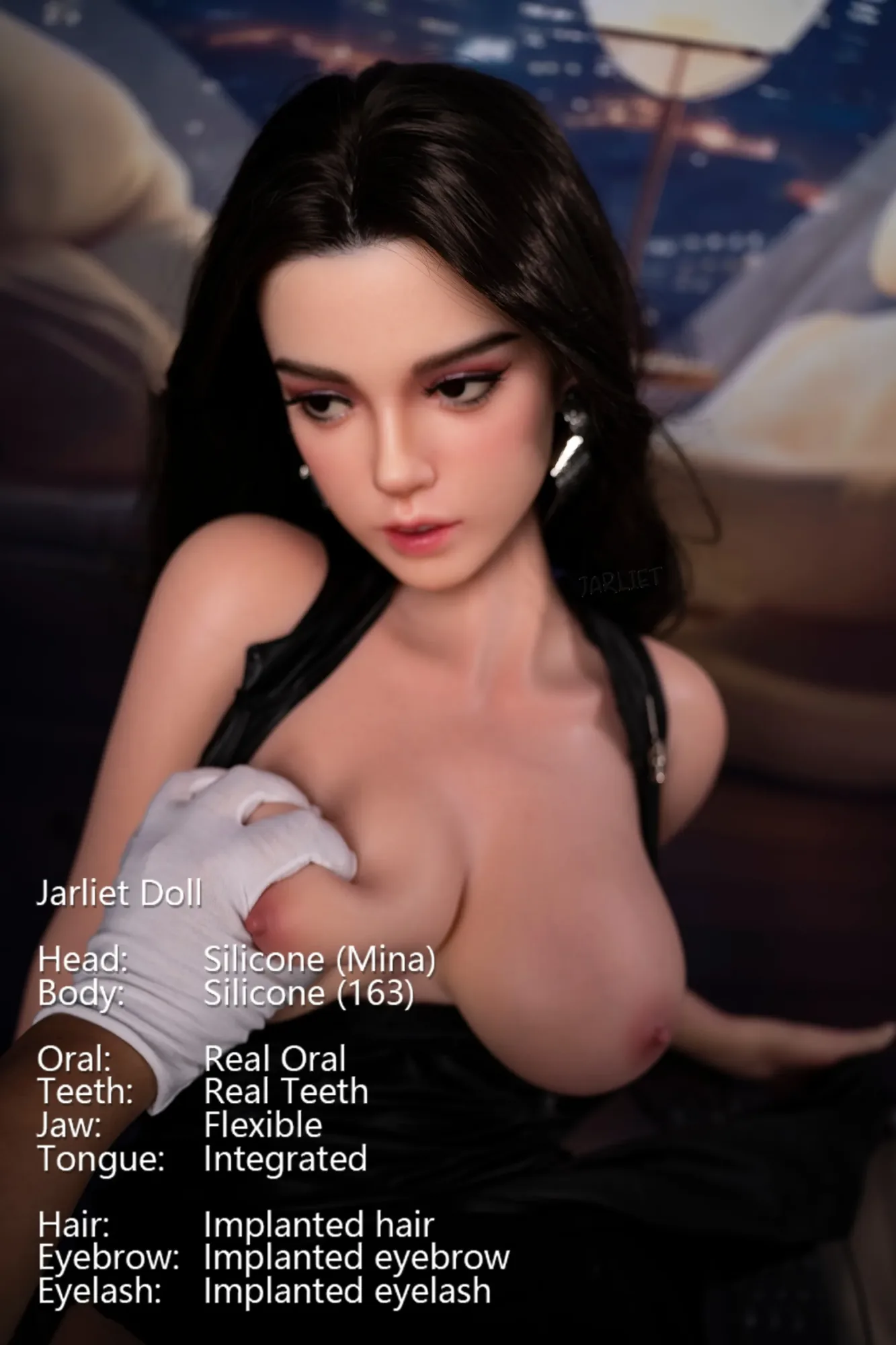 Jarliet | Mina -5ft 3/163cm Realistic ROS Head Full Silicone Asian Sex Doll view 2