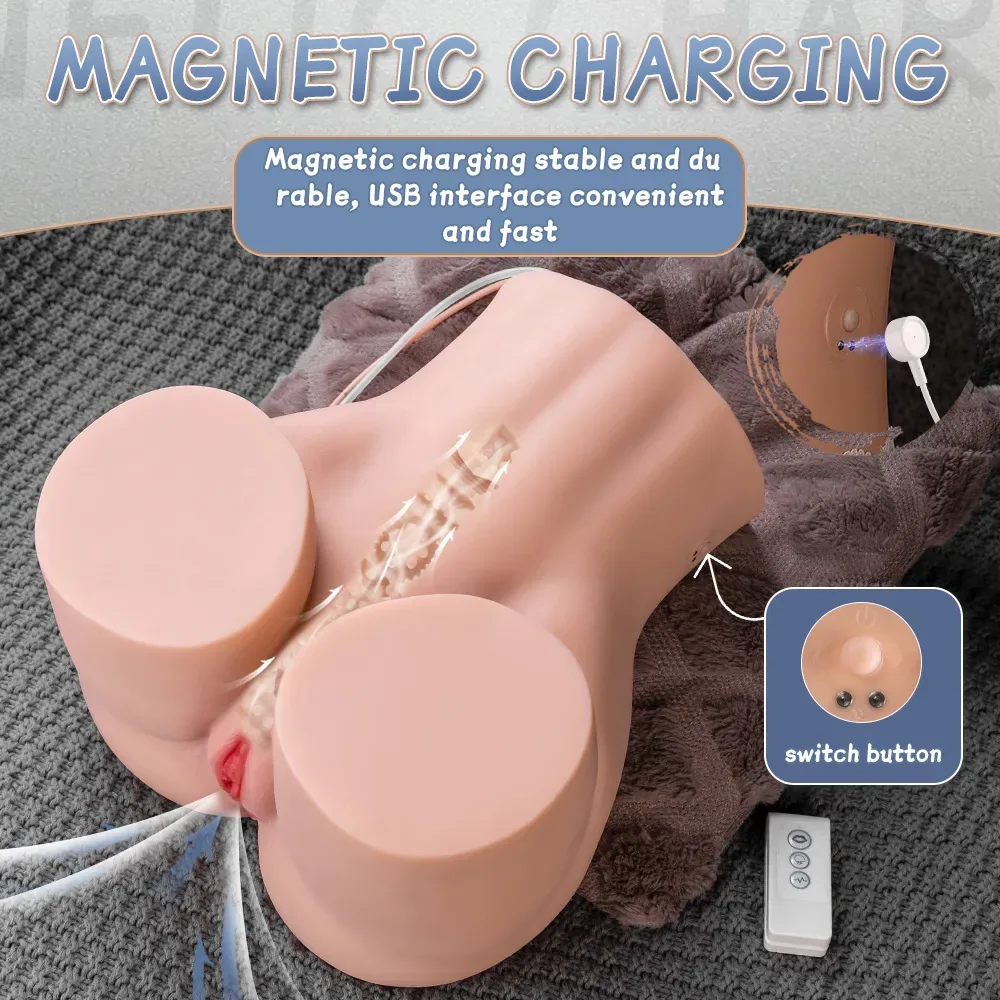 XISE | Brigitte - 24.25lbs/11kg Realistic Male Sex Torso with Movable Penis (In Stock US) view 5