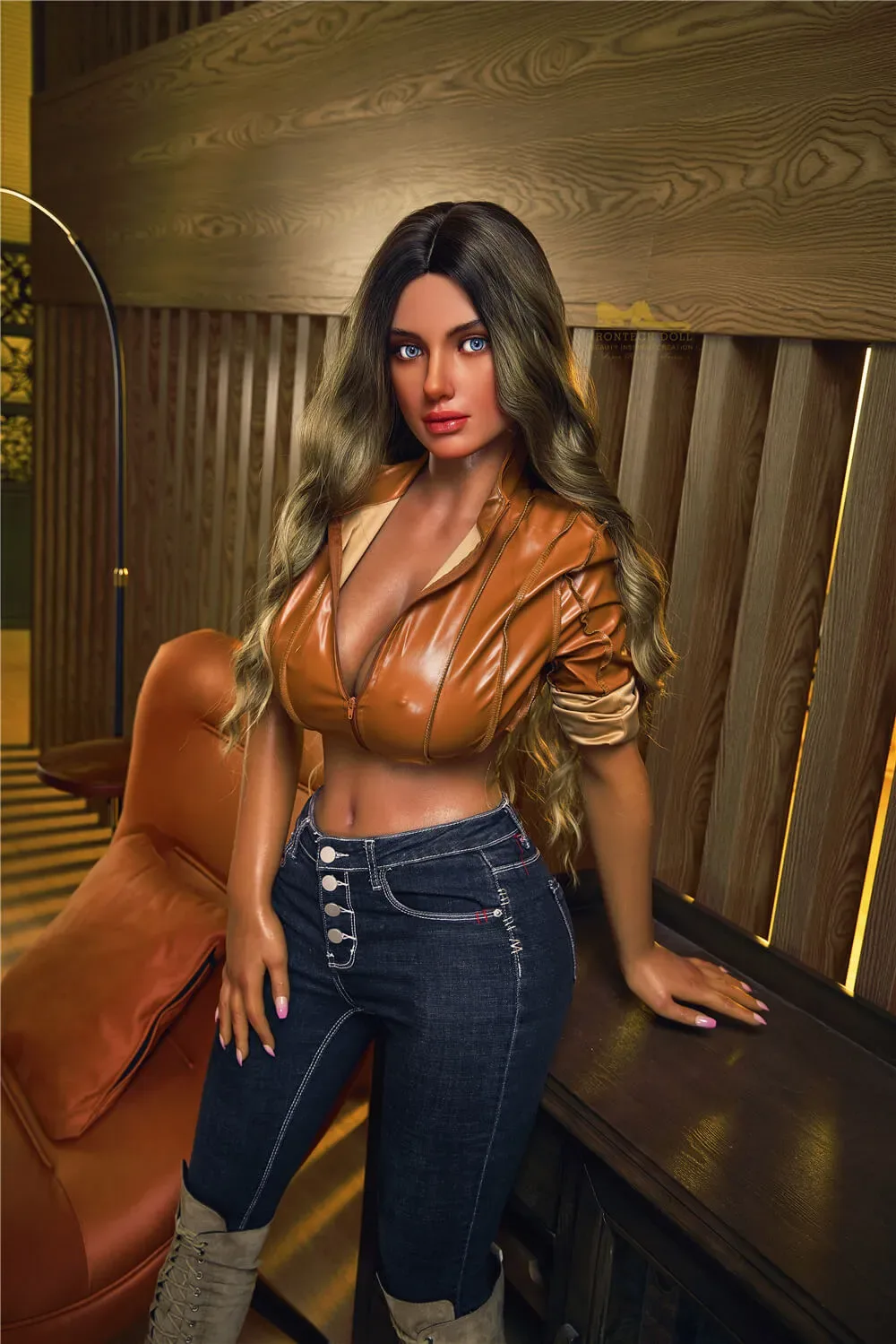 Irontech | Luna - 5.4ft (165cm) Dark Tanned ROS Silicone Love Doll
