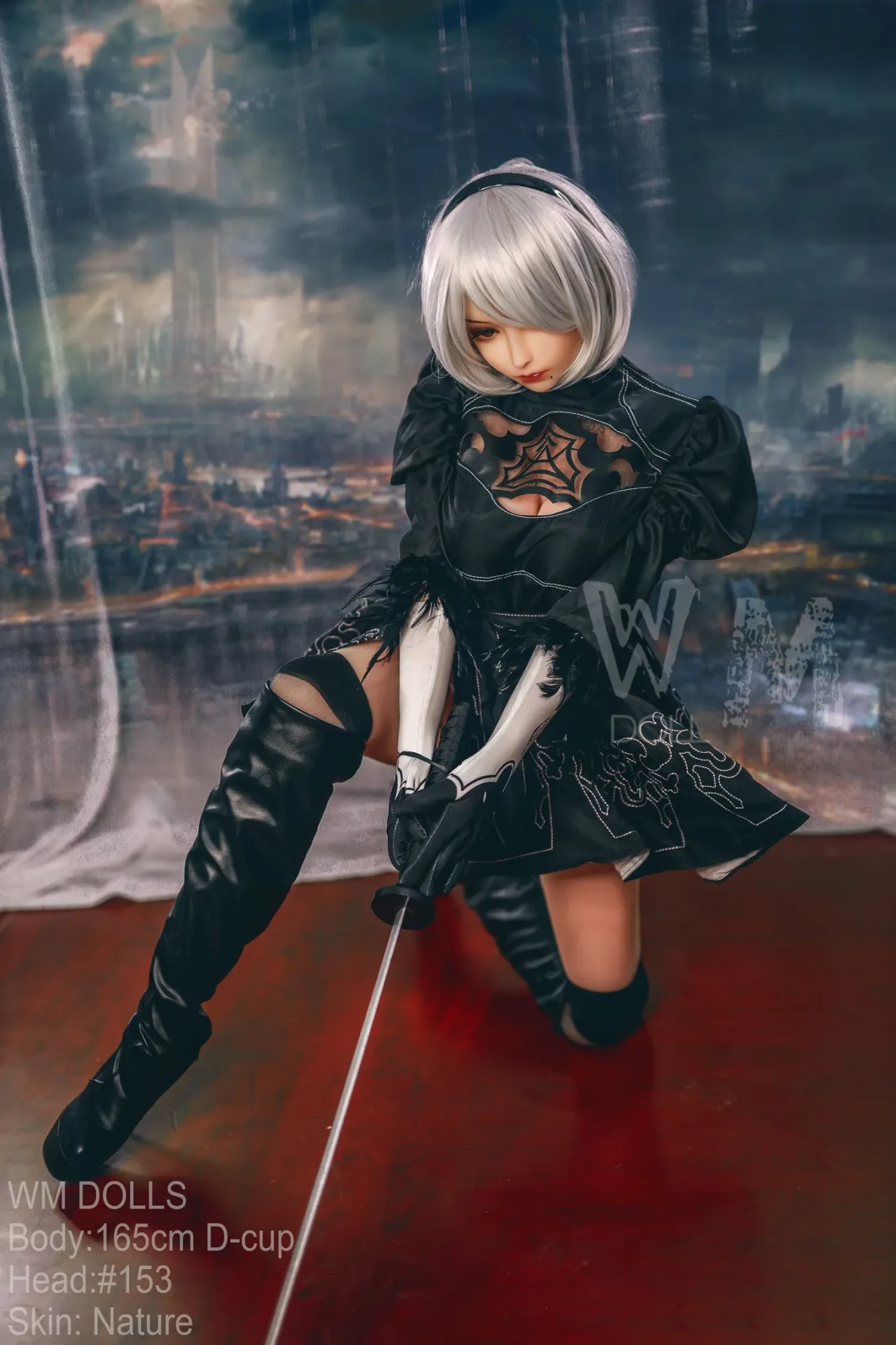 WM | 2B Anime 5ft 5/ 165cm D Cup Cosplay Sex Doll view 7