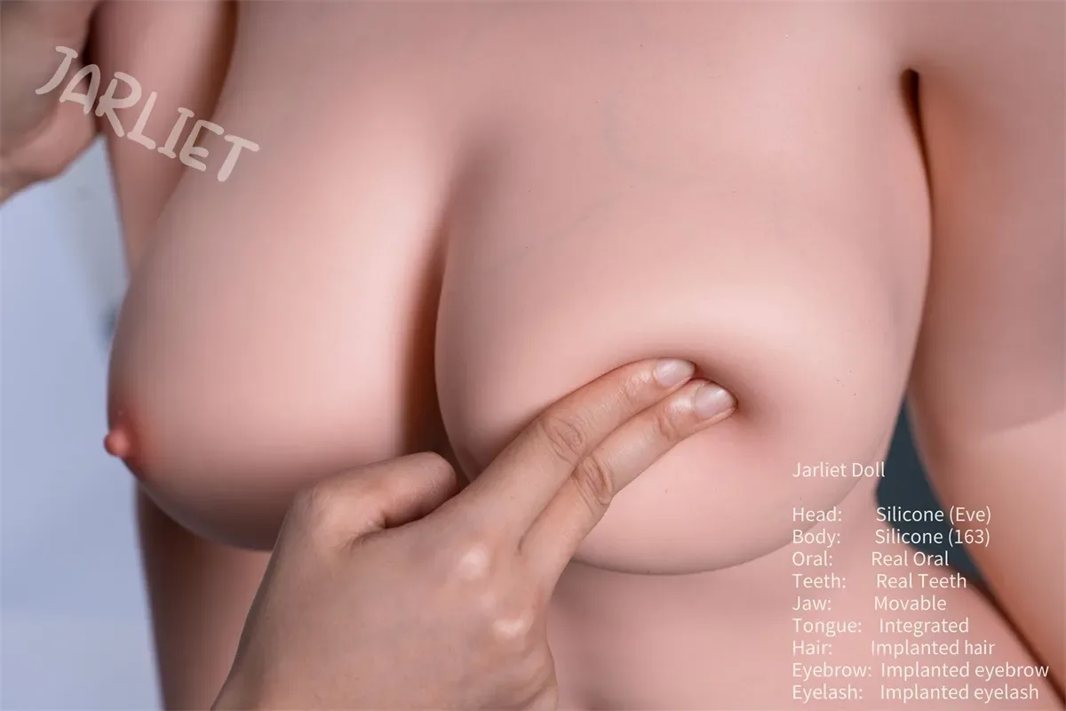 Jarliet |Manya-5ft 4/163cm Real Oral Moveable Jaw Silicone Sex Doll view 4