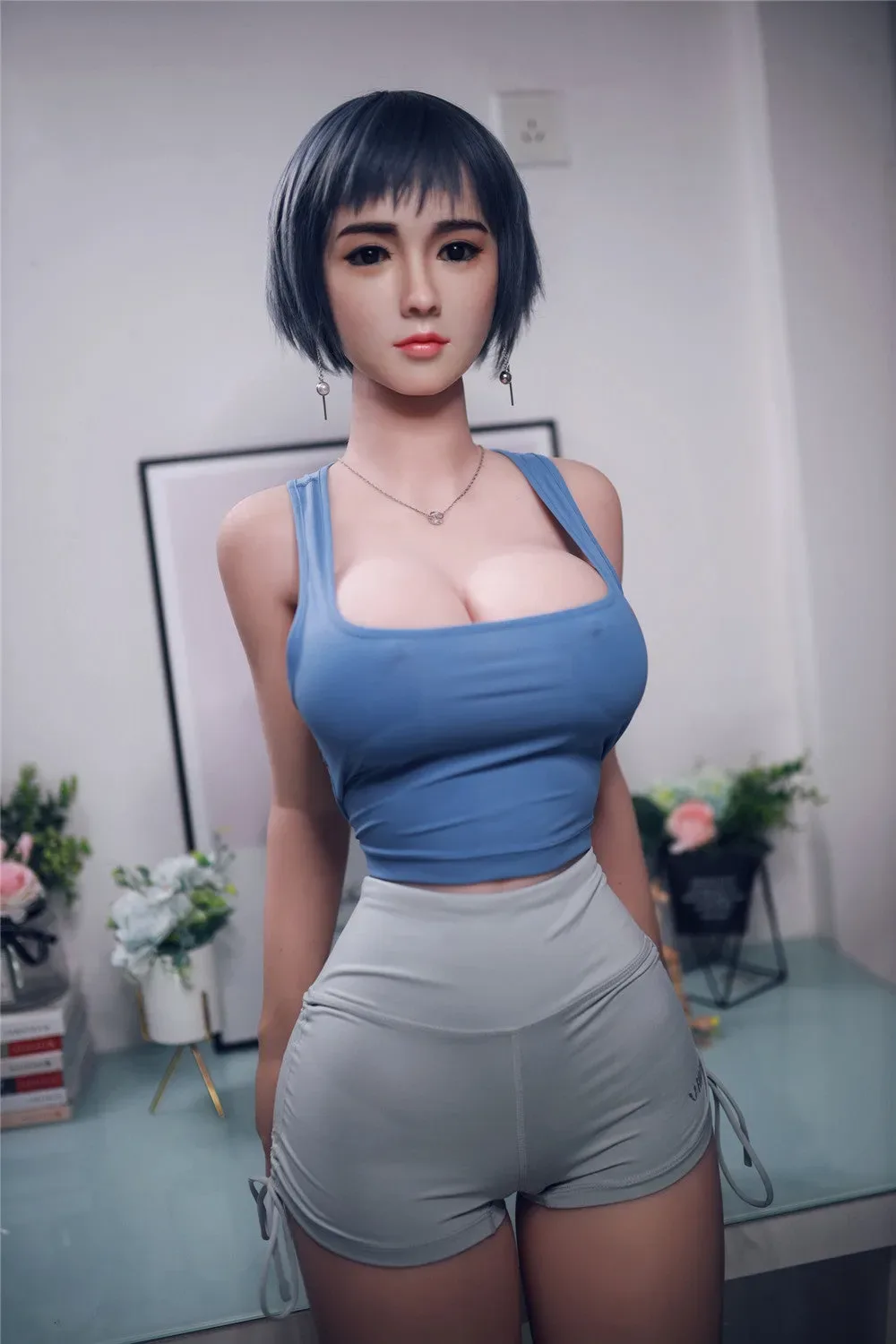 JY | Angela-5ft 3/161cm Silicone Head Small Breasts Sex Doll view 5