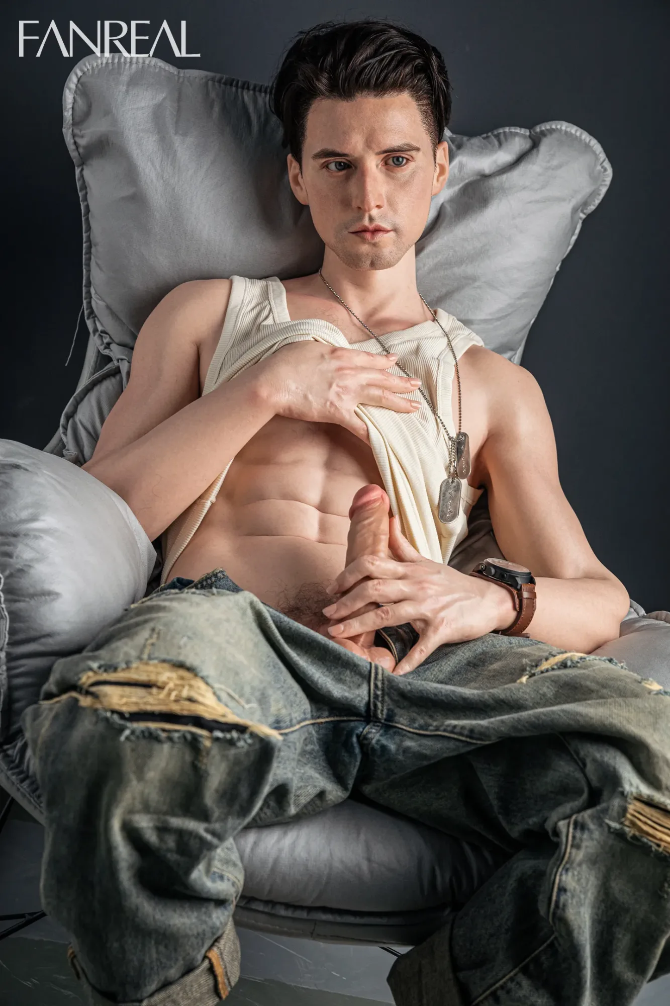FanReal | Henry - 5ft 8/173cm Male Full Silicone Realistic Sex Doll view 6