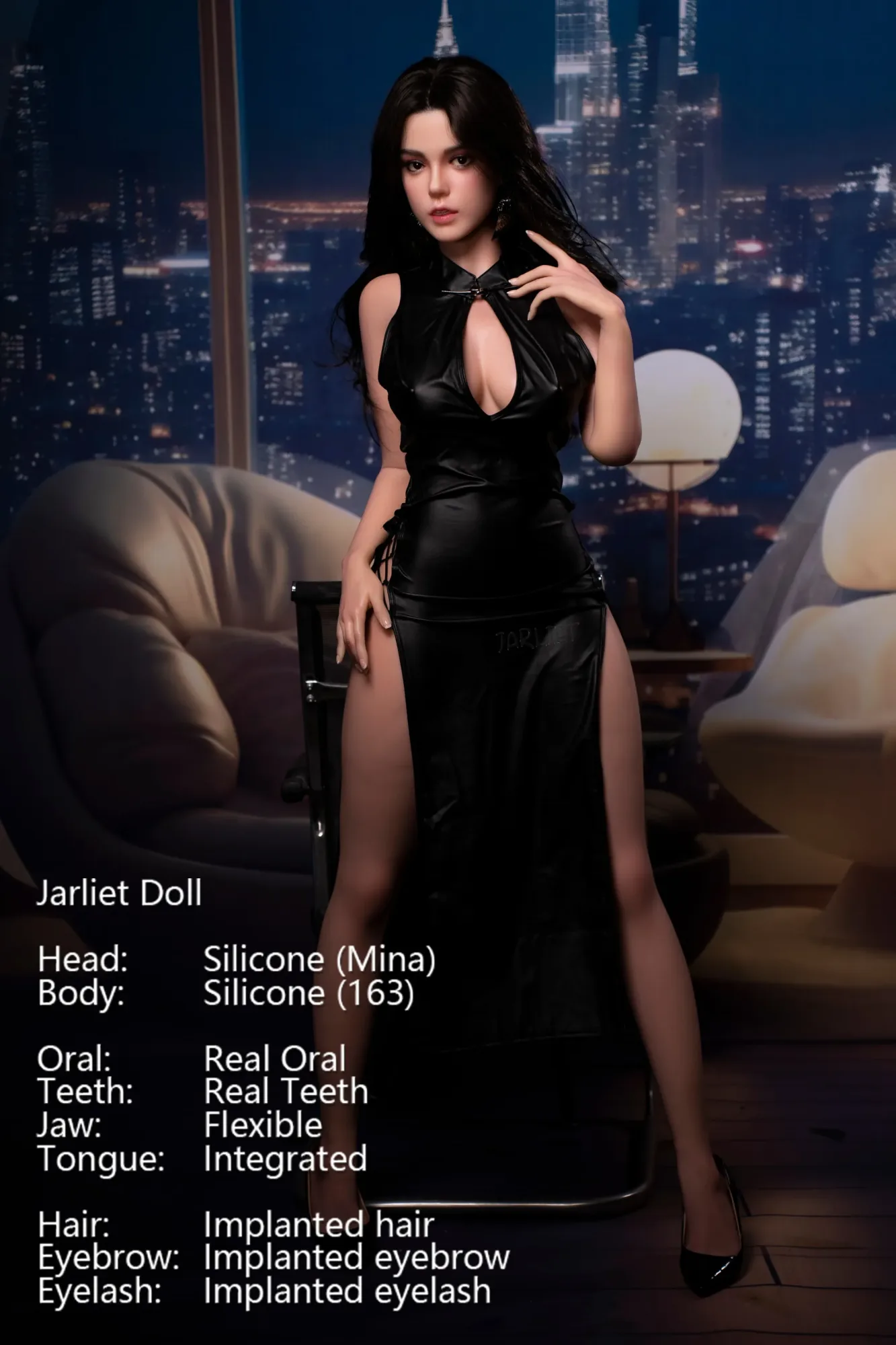 Jarliet | Mina -5ft 3/163cm Realistic ROS Head Full Silicone Asian Sex Doll view 3