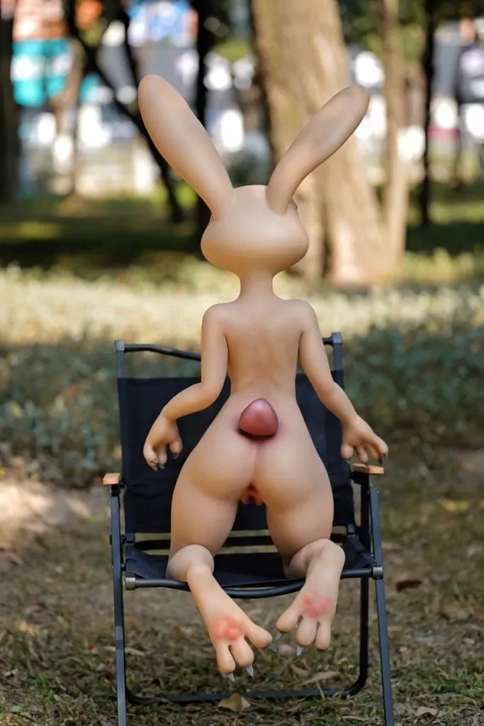 Dolls Castle | Rabittie -C Cup All-In-One Seamless Neck Rabbity Furry Silicone Sex Doll view 8