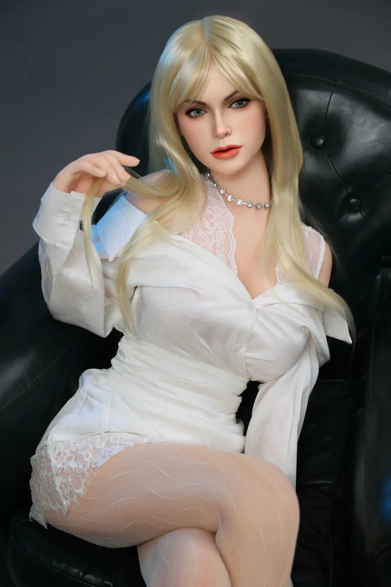 Orange In丨Beily-5ft 6/168cm Movable Jaw Silicone Sex Doll