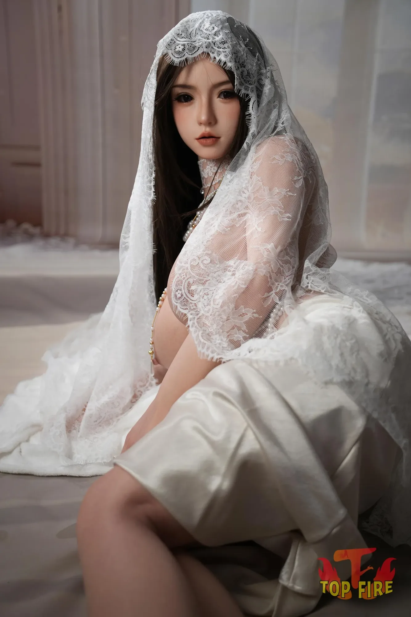 Top Fire | Grace - 5ft 5/164cm ROS Realistic Asian Bride Silicone Sex Doll(In Stock US) view 8