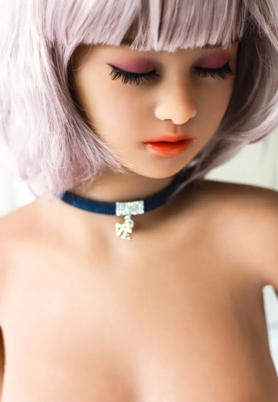 SY | Odina - 4ft7(140cm) Realistic TPE Mini Sex Doll With White Hair view 1