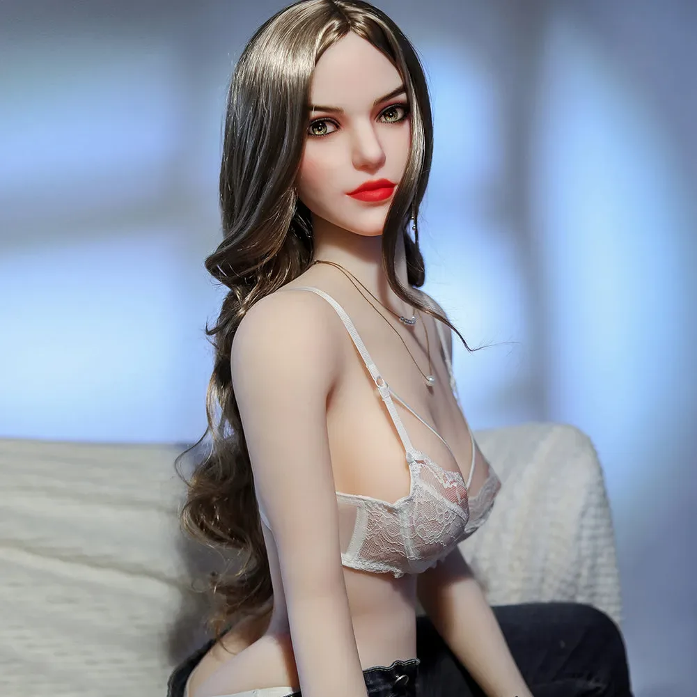 Zion - 165cm (5ft6) Mature Small Breast Sex Doll With Long Curly Hair view 6