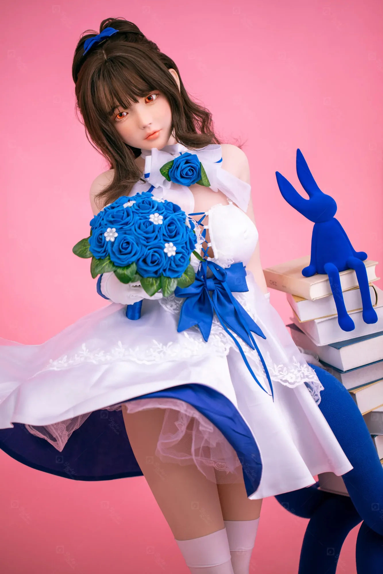 MZR JR | Aria - 4Ft 10(148cm) Japanese Floral Skirt Silicone Sex Doll view 8