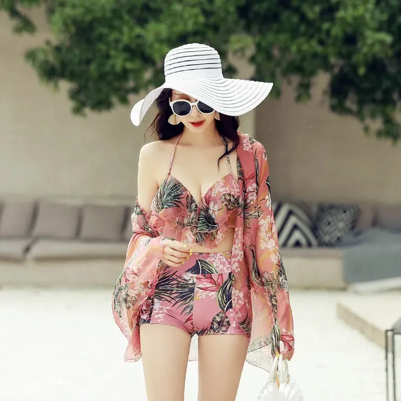 Beach Swimwear Bikini (Three-Piece Set) view 3