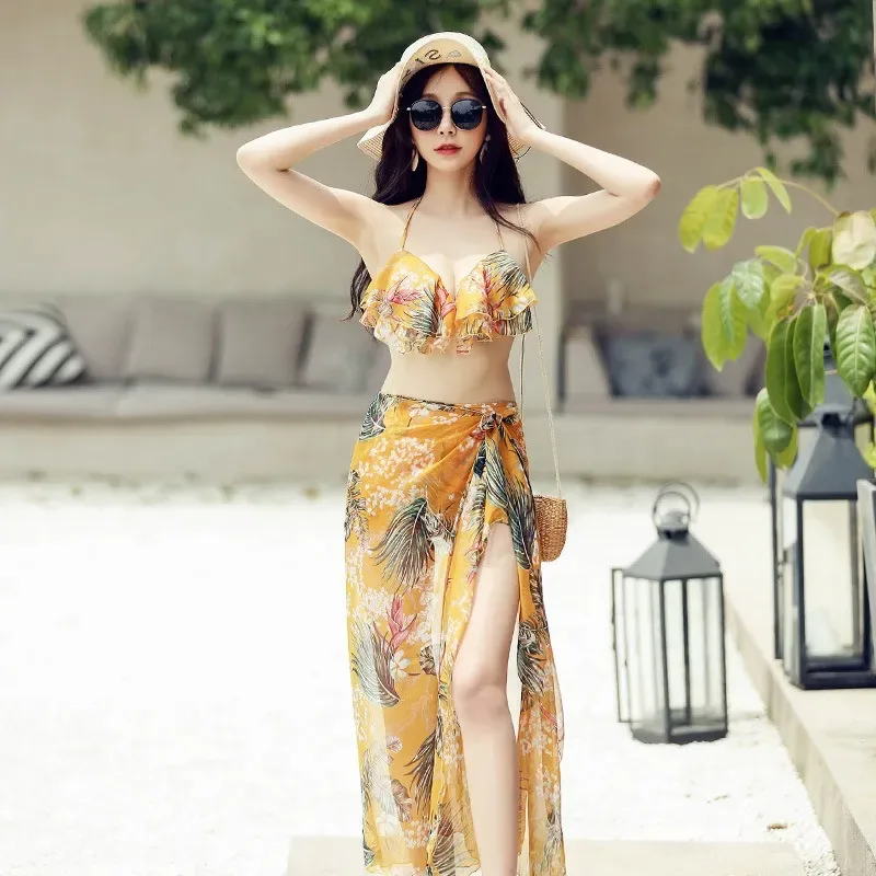 Beach Swimwear Bikini (Three-Piece Set) view 8