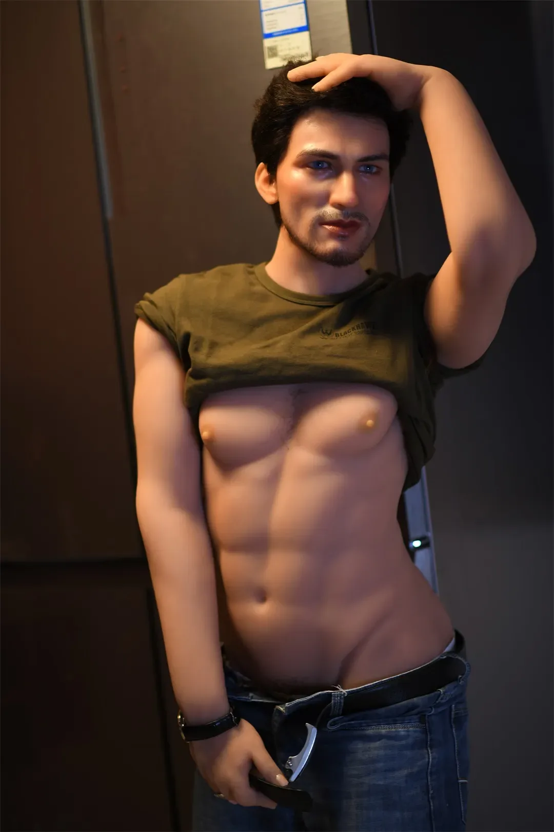 6YE | Beckett - 5ft7/170cm Hot Male Doggy-able Silicone Head Sex Doll view 3