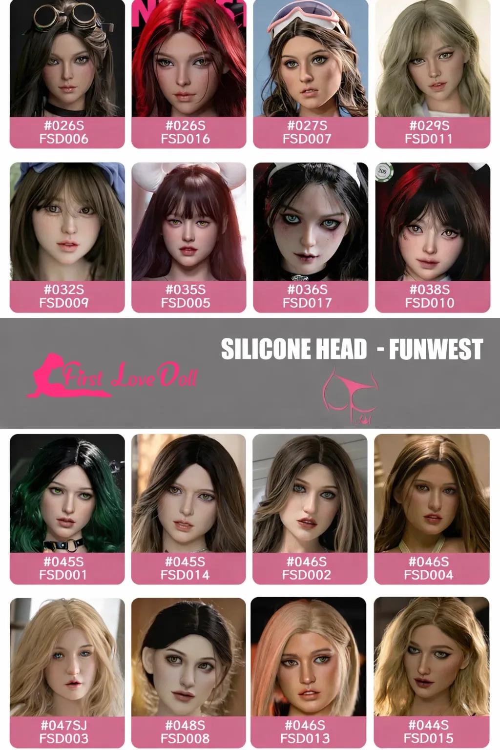 Funwest Doll丨ROS Silicone Head (Extra Doll Heads) view 1