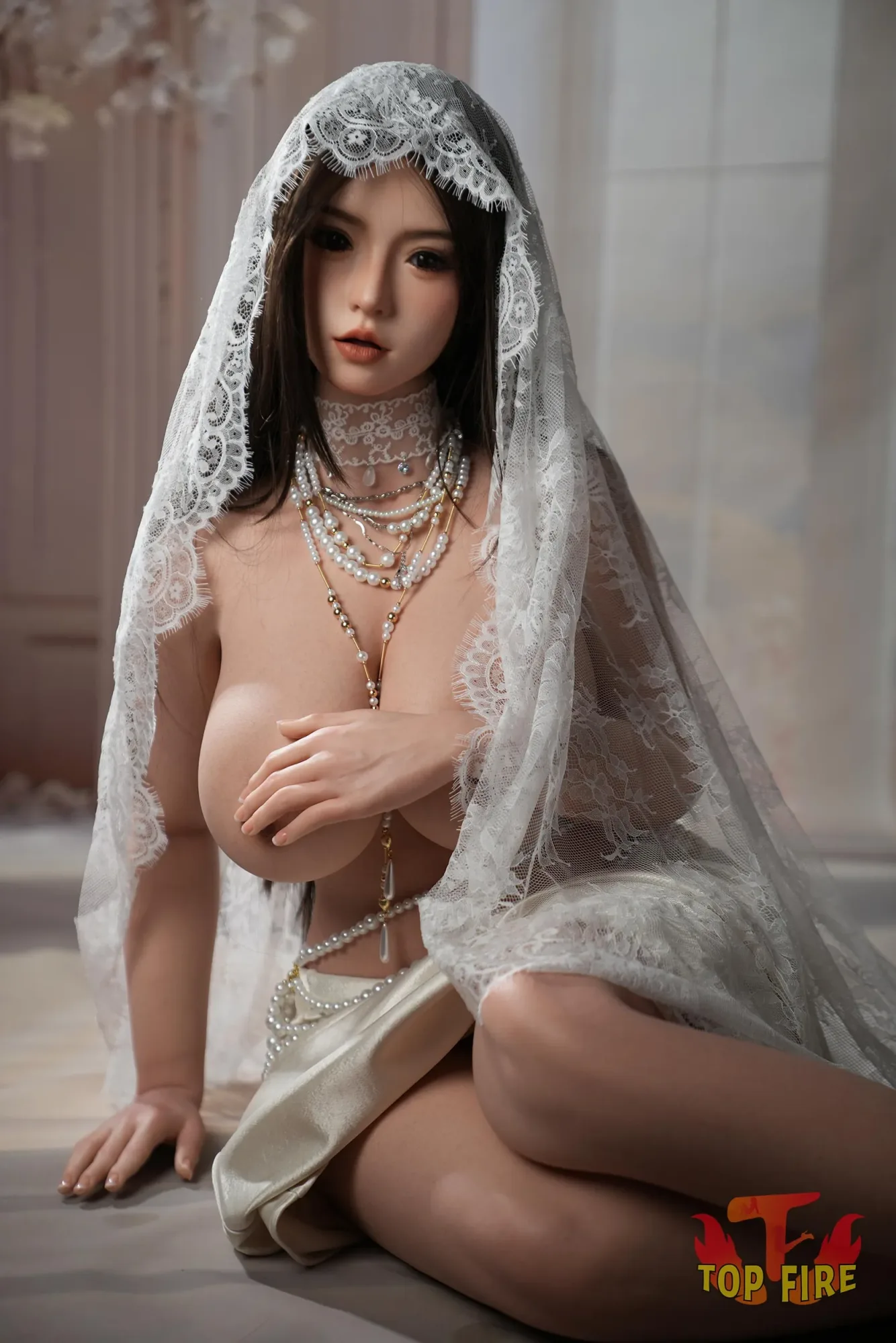 Top Fire | Grace - 5ft 5/164cm ROS Realistic Asian Bride Silicone Sex Doll view 8