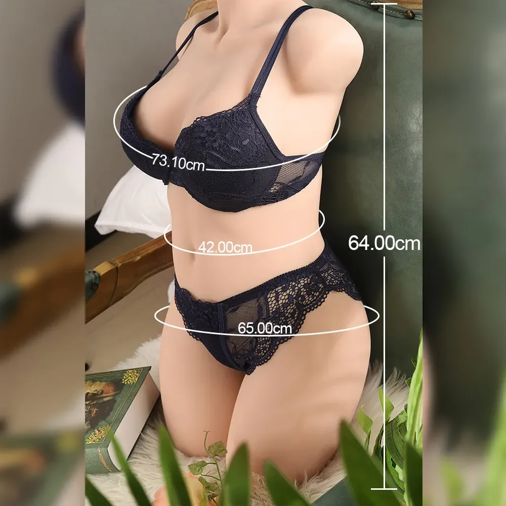 XISE | Isabella -64cm/25.2in Torso Sex Doll Wth Automatic Sucking Vagina  (In Stock US) view 8