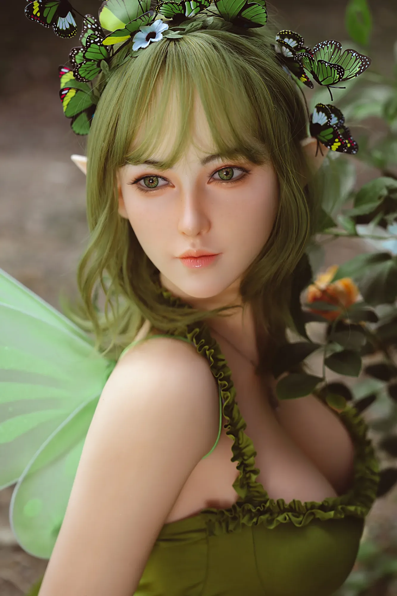 SY | Bellamy- 160cm (5ft3) Medium Breast Elf Lifelike Silicone Head Sex Doll view 8