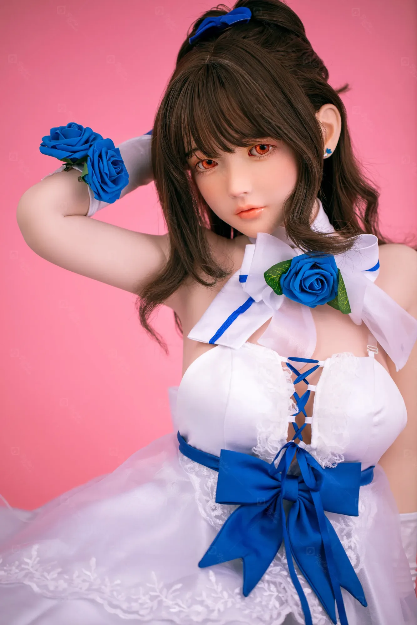 MZR JR | Aria - 4Ft 10(148cm) Japanese Floral Skirt Silicone Sex Doll view 1