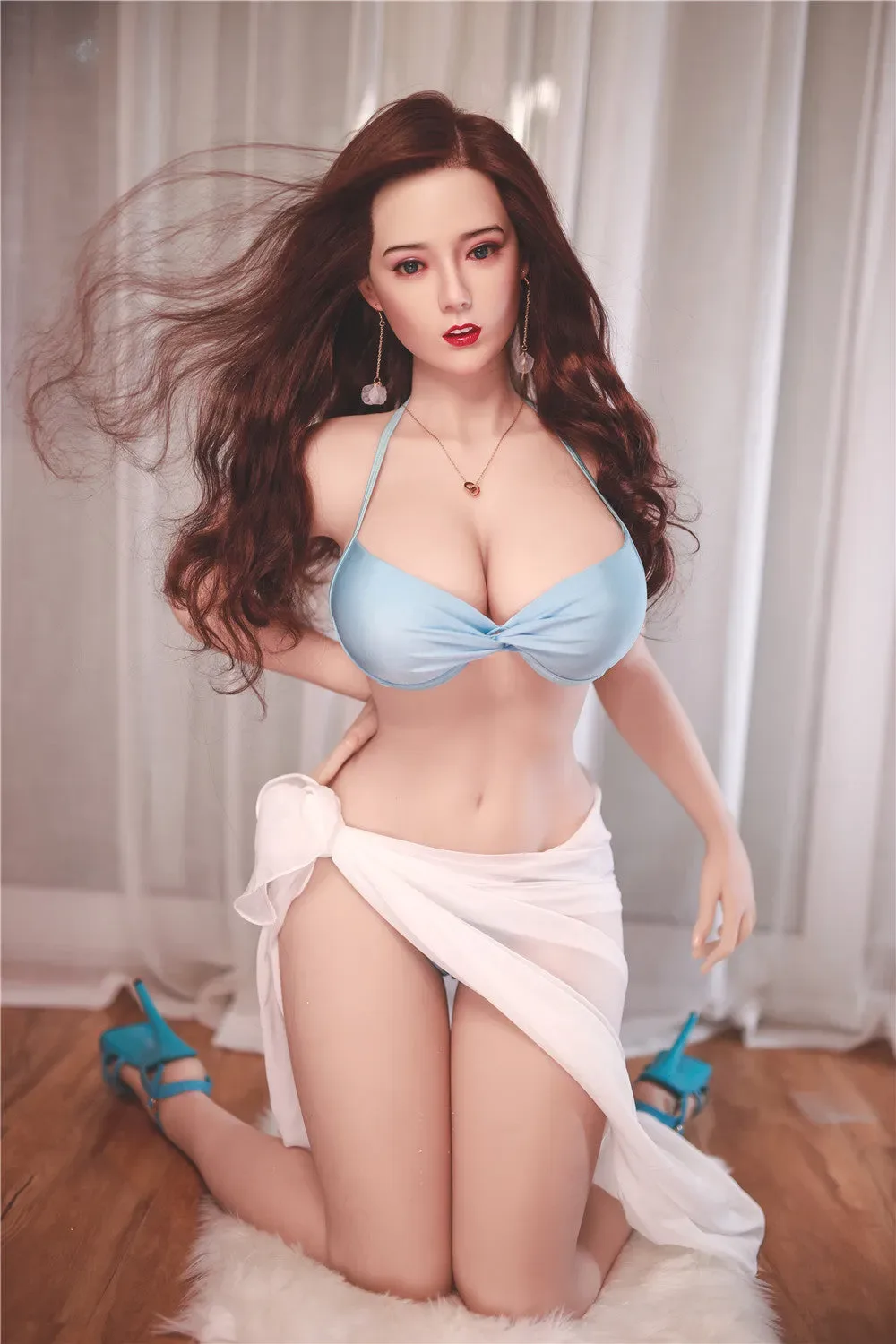 JY | Dili-5ft 5/164cm Big Breasts Silicone Head Sex Doll view 5