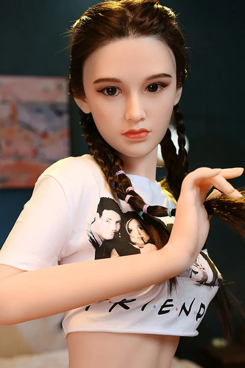 SY | Joyce - 160cm (5ft3) Small Breast Japanese Style Sex Doll With Long Hair (In Stock US) view 3
