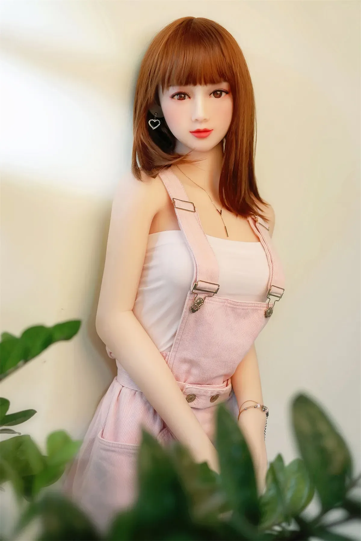 SY | Pag- 160cm (5ft3) Small Breast Japanese Style Sex Doll With Blonde Straight Hair view 4