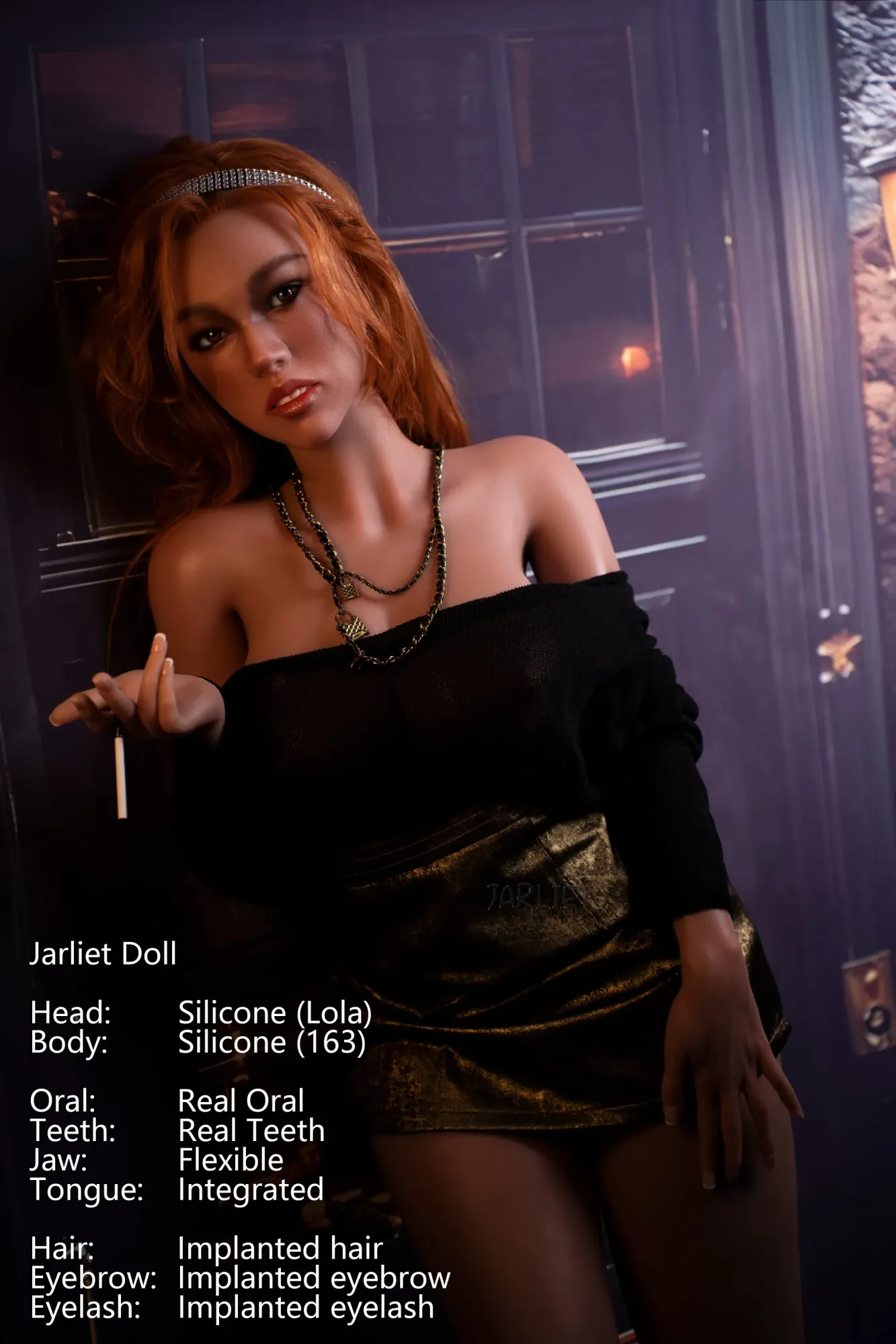 Jarliet | Lola - 5ft 3/163cm Realistic ROS Head Full Silicone Sex Doll view 6