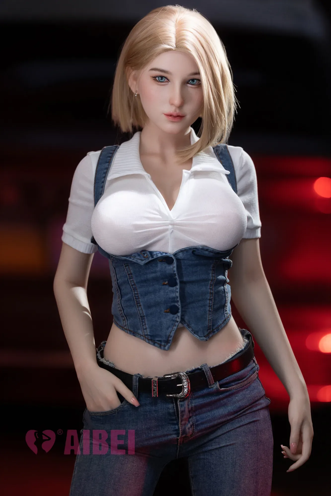 AIBEI | Scarlett - 167cm/5ft6 E Cup Blonde Silicone Sex Doll(In Stock US) view 7
