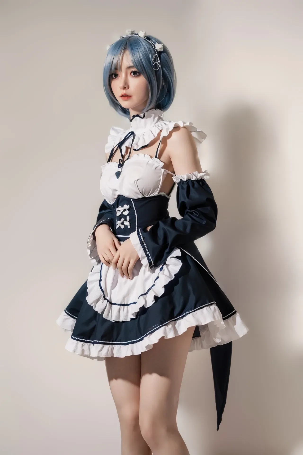 Orange In丨Rem - 5ft 2/158cm Maid Anime Silicone Sex Doll view 5
