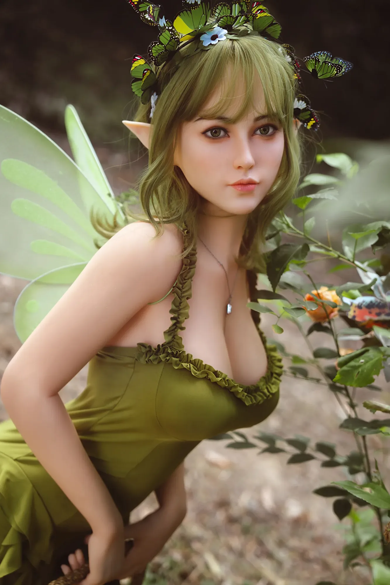 SY | Bellamy- 160cm (5ft3) Medium Breast Elf Lifelike Silicone Head Sex Doll