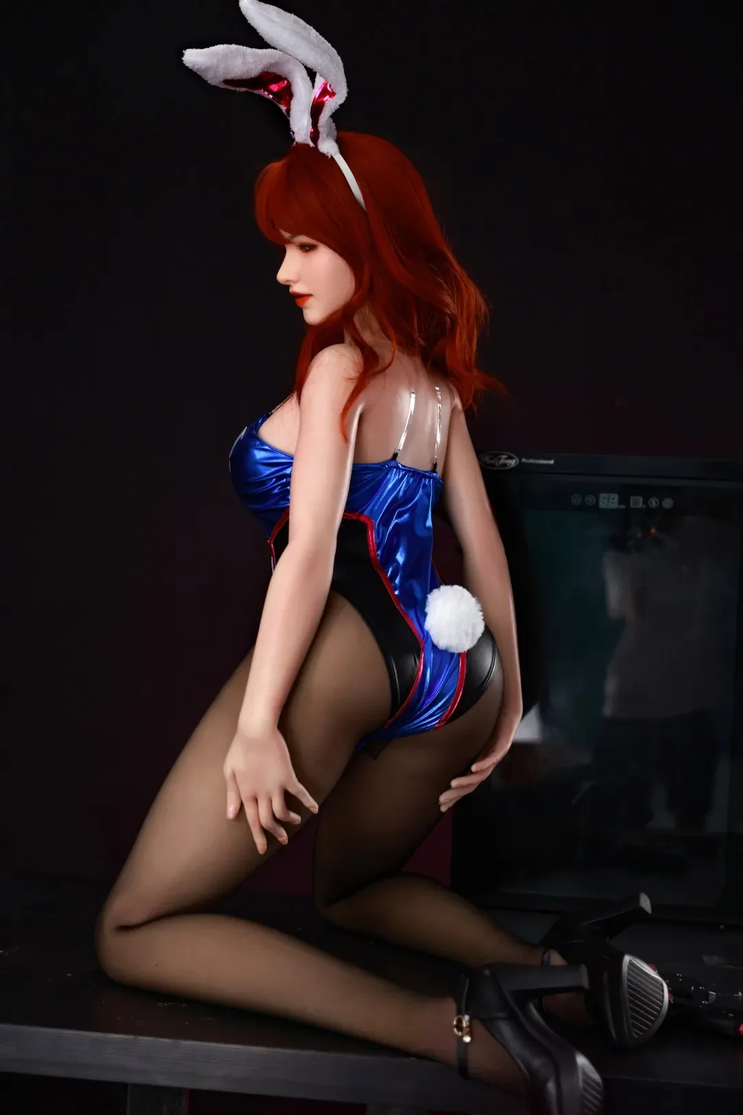 Orange In丨Meg-5ft 5/165cm Movable Jaw Silicone Sex Doll view 2