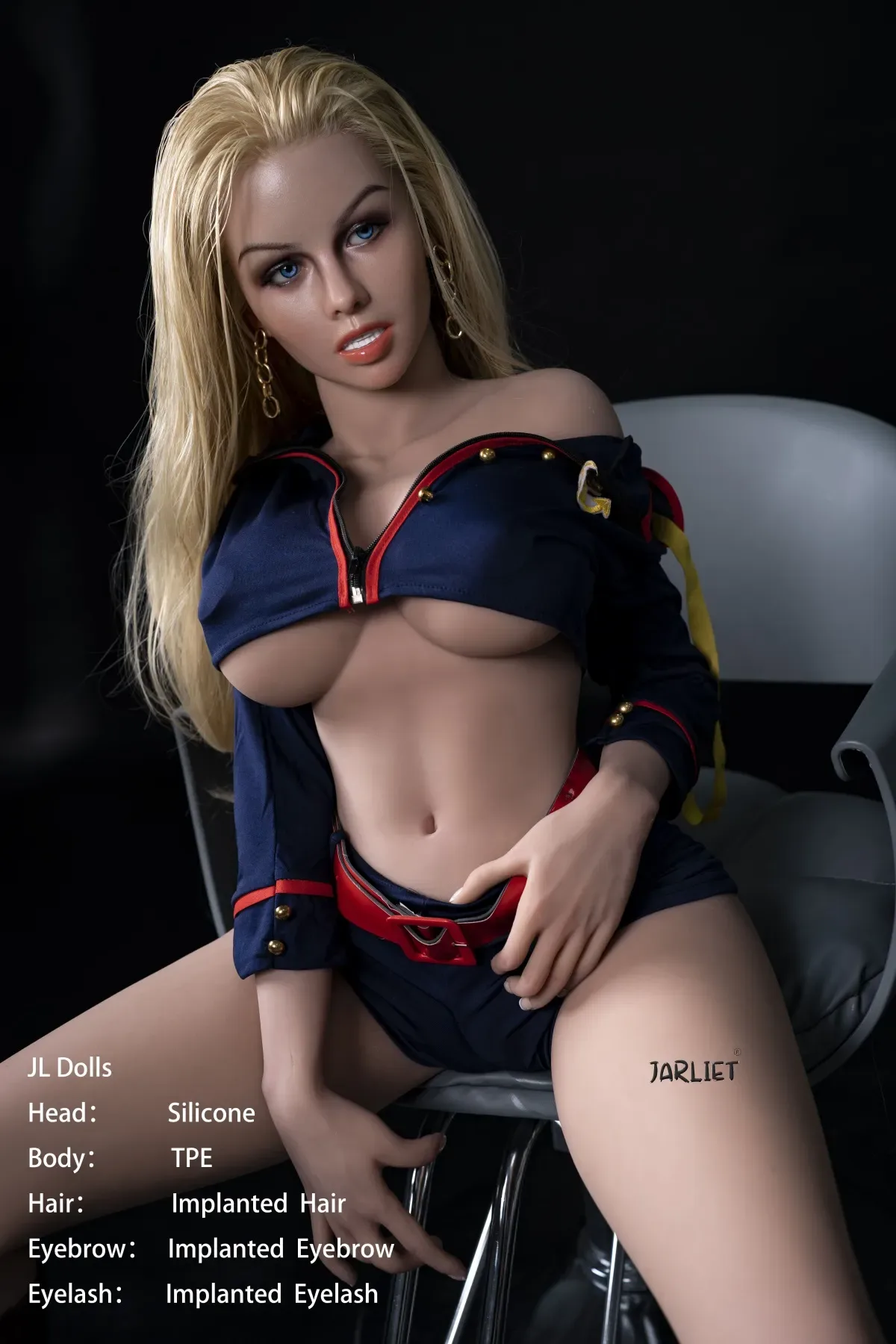 Jarliet | Blanche -4ft 10/148cm E-Cup Silicone head Sex Doll view 2