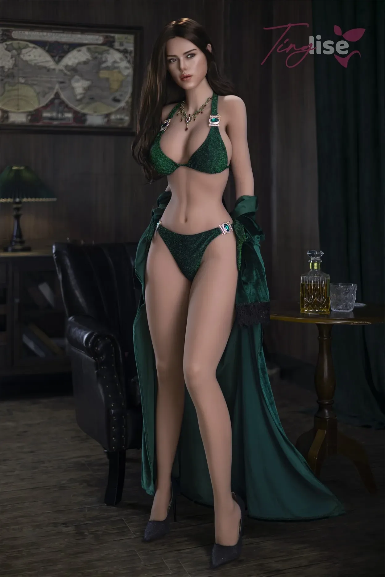 Tinglise | Raven - 5ft 3/160cm F-Cup ROS Head Hybrid Sex Doll view 5