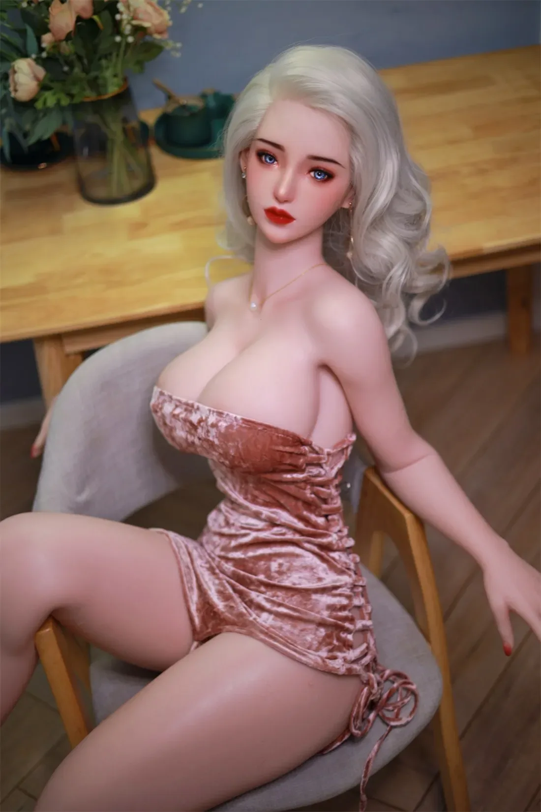 JY | Galaxy - 5ft 3/161cm Big Breasts Thin Waist Asia Silicone Sex Doll view 6