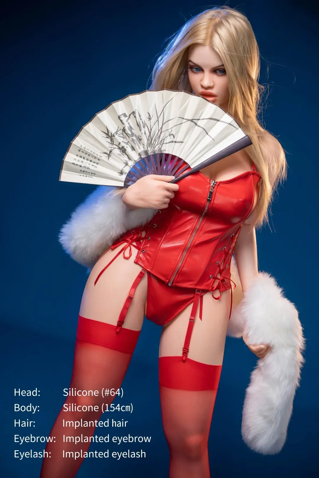 Jarliet丨Besty -5ft 1/154cm Big Breasts Silicone Head Sex Doll view 6