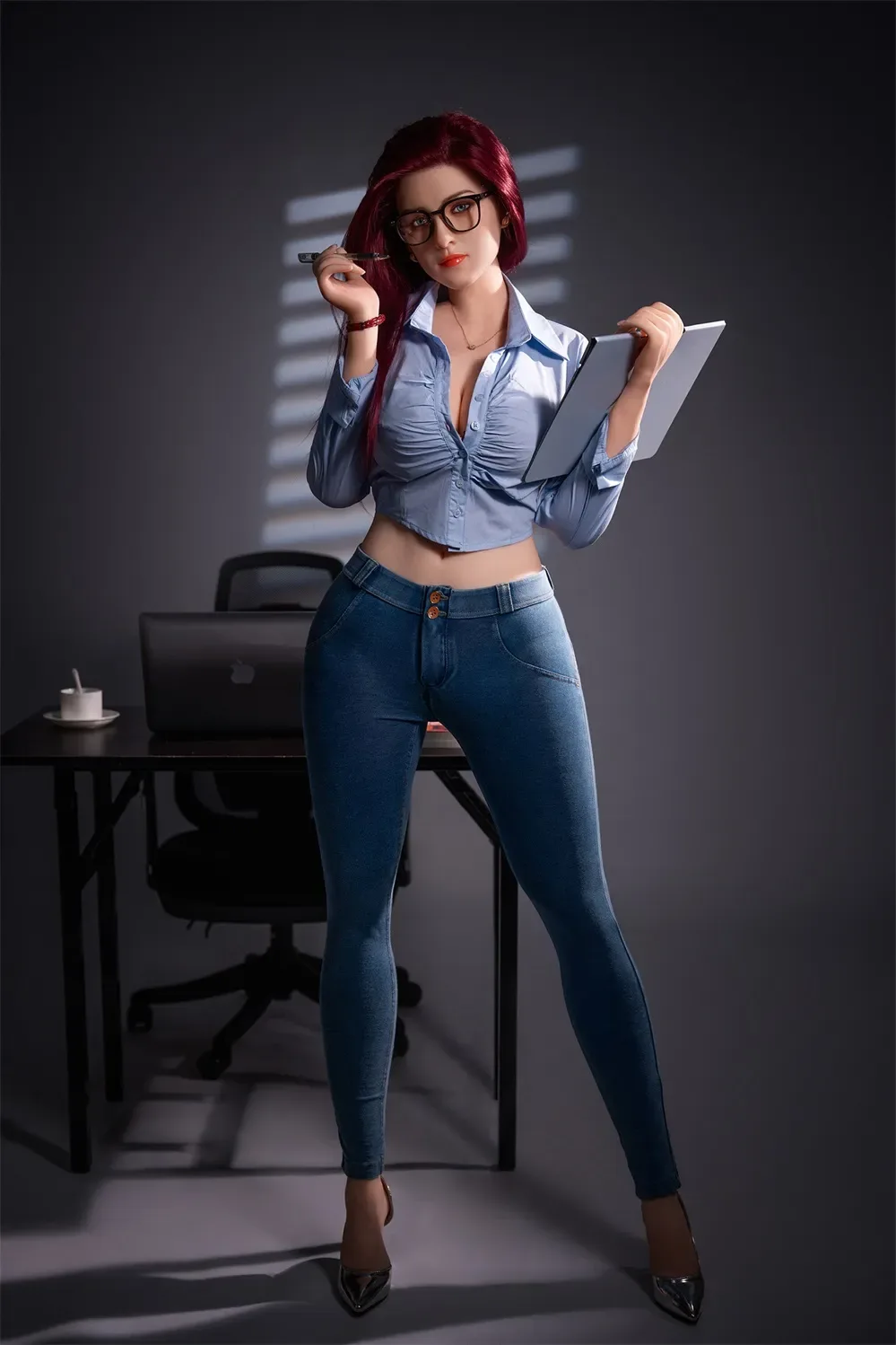 SY | Ilona - 5ft 6.5/169cm Office Sex Doll With Option To Add Blowjob E-Hips Sucking 3 In 1 view 3